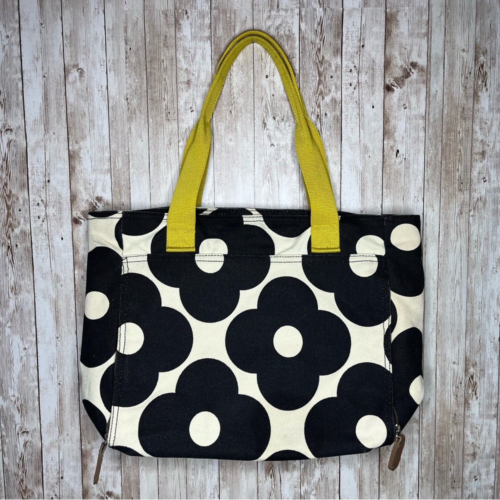 Oral Kiely for Target Black and White Oversized Floral Print Yoga Bag
